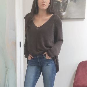 H&M Gray Knit Sweater Size Large